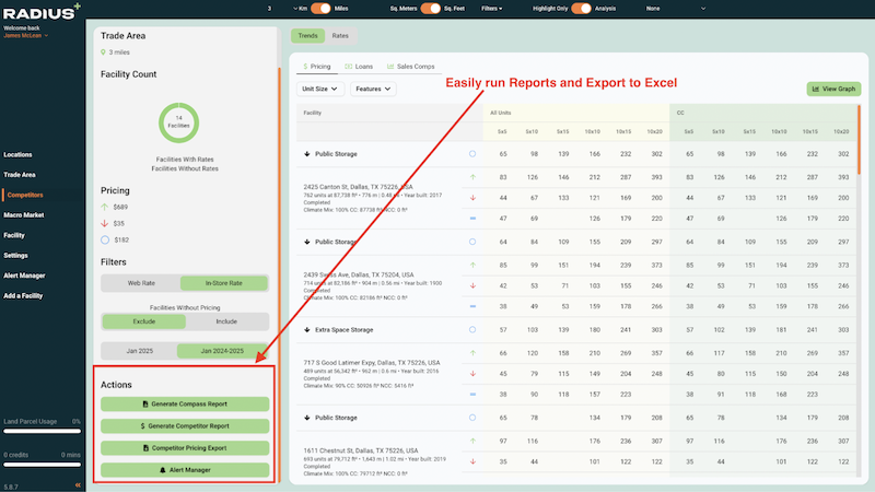 Example of Radius+ New UI